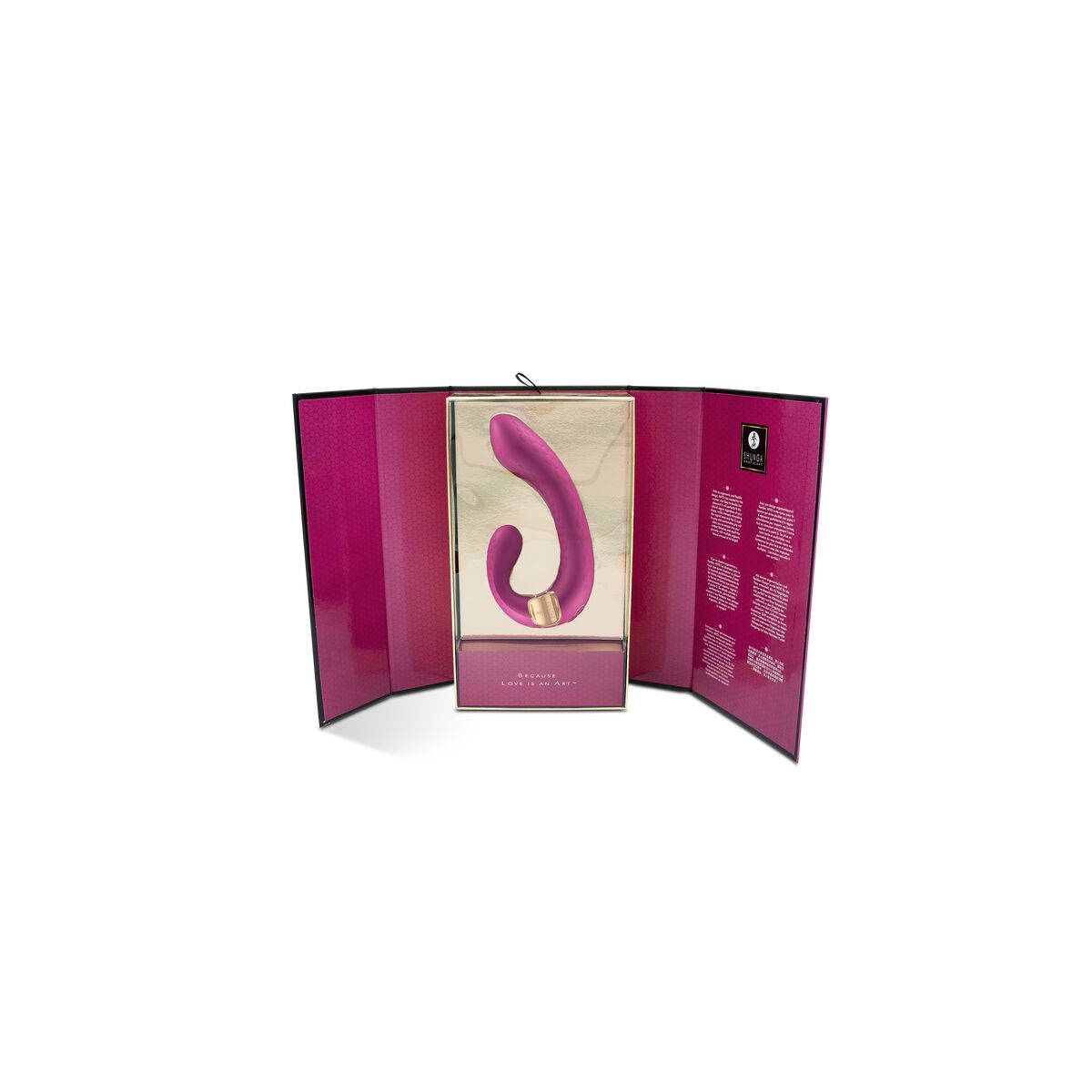 Dobbel Stimulering Vibe Shunga Miyo Fuksia